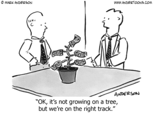 growing on trees